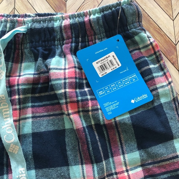 NWT Columbia Colorful Plaid Lounge Pants Women’s Size Small. MSRP $45 - Picture 4 of 6